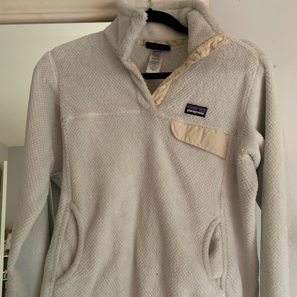 Patagonia Snap-T Pullover - White Medium